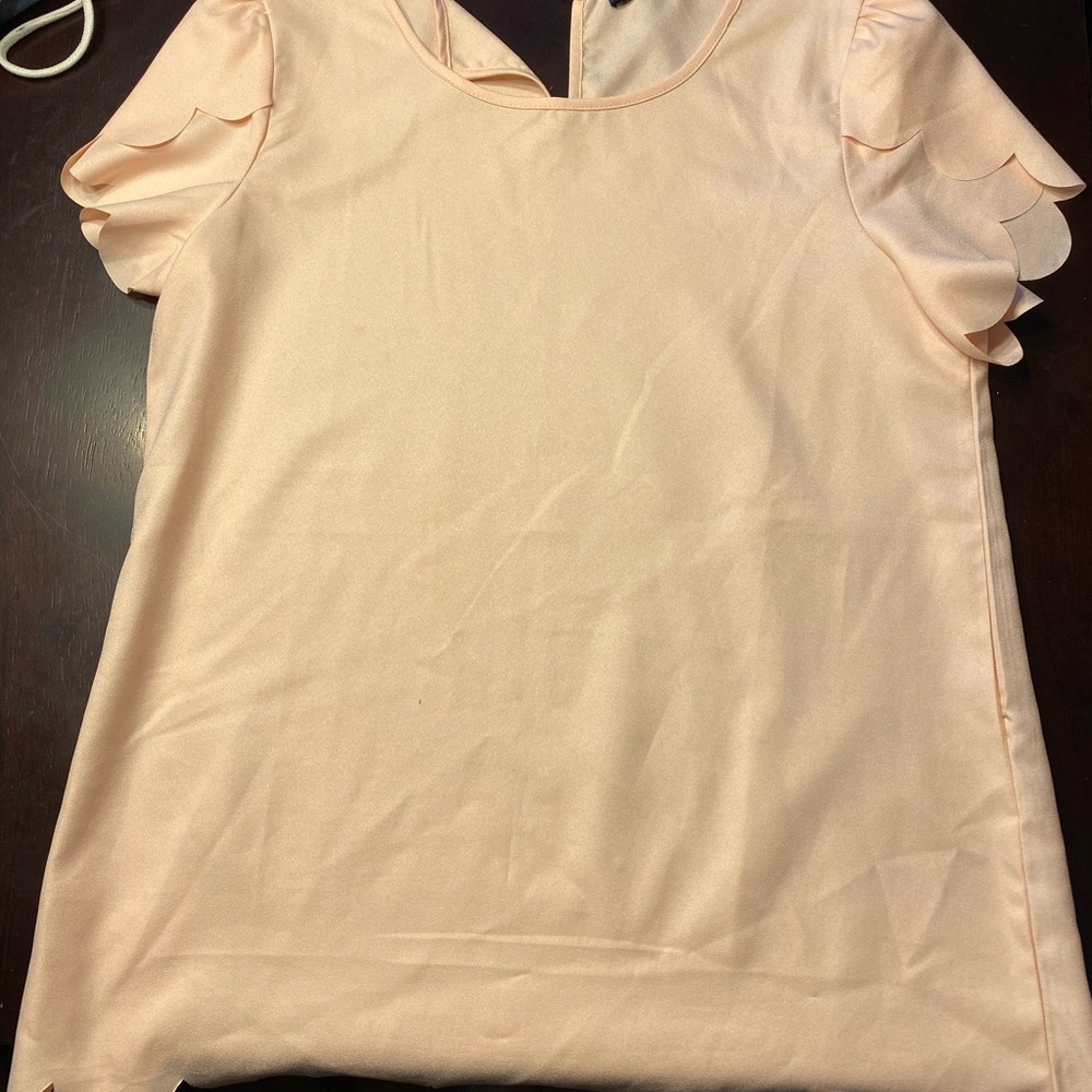 Scalloped blouse